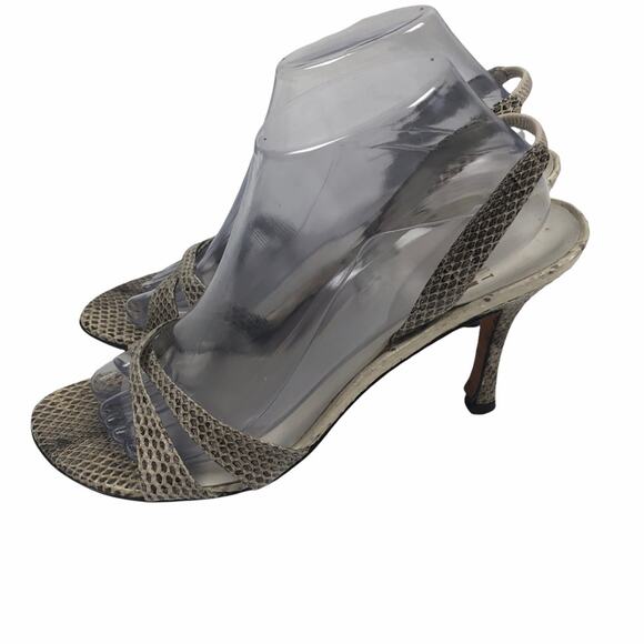 Stuart Weitzman Peep Toe Heels 9.5 - Picture 1 of 9